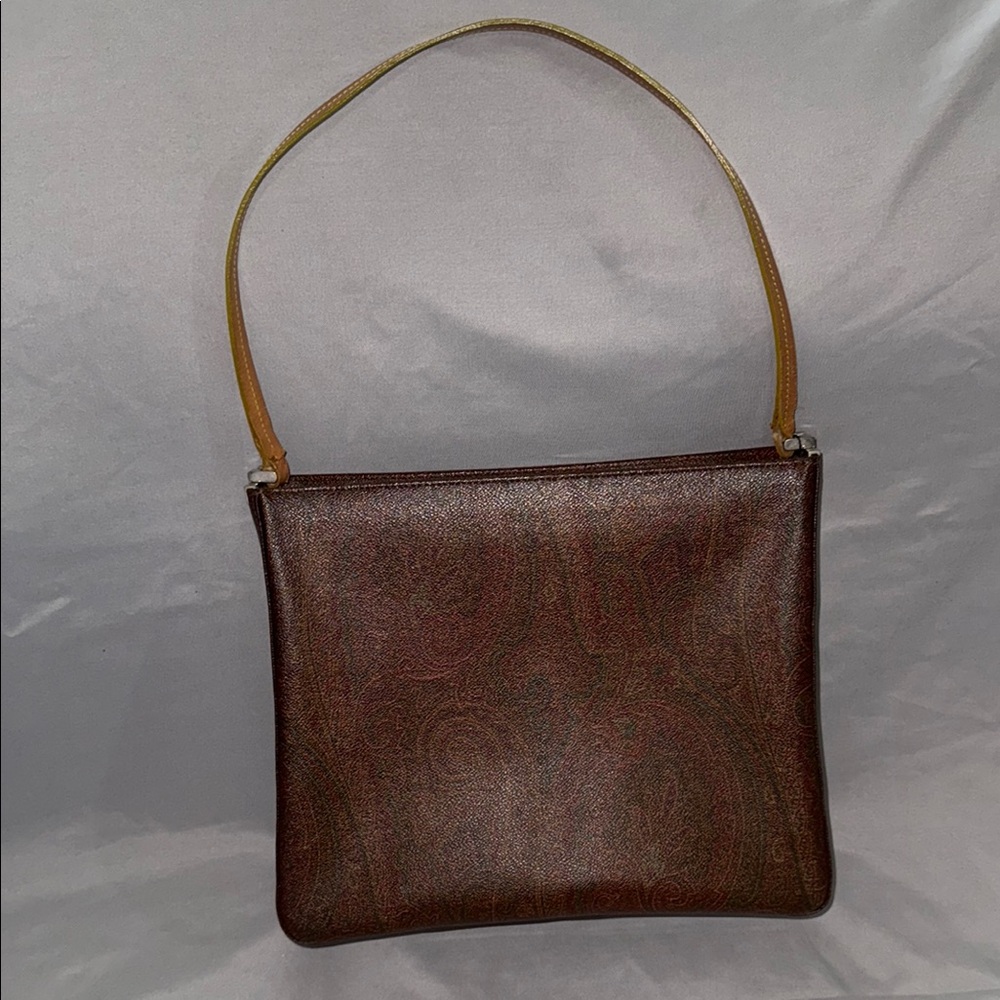 Etro Brown and Tan Shoulder Bag